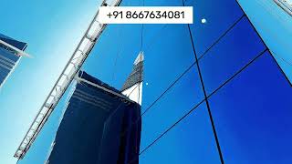 Frame Less Structure Glazing  Chennai  Vellore  Ranipet  Pondi  Trichy  Hyderabad  Vijayawada [upl. by Aiva]