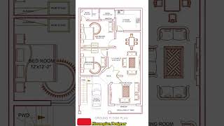 4Marla Beautiful House House Plan DesignerHow to create House planhow [upl. by Odille]