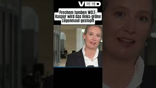 Alice Weidel rasiert WELTKasper aliceweidel afd [upl. by Kubiak]