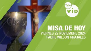 Misa de hoy ⛪ Viernes 22 Noviembre de 2024 Padre Wilson Grajales TeleVID MisaDeHoy Misa [upl. by Ferneau]