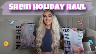 HUGE SHEIN TRY ON HAUL  HOLIDAY 2024 [upl. by Accemahs]