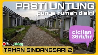 Rumah Subsidi Cicilannya Flat Sehari cuma 39 ribuan  Taman Sindangsari 2 Pasar Kemis Tangerang [upl. by Nev]