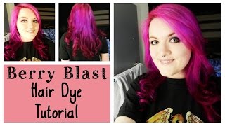 Berry Blast Hair Dye Tutorial ¦ The Corner of Craft [upl. by Assiroc62]