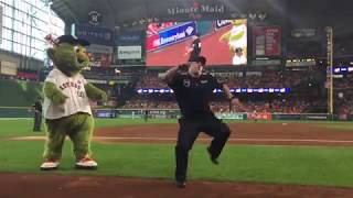 Houston Astros Dancing Security Guard [upl. by Hagen497]