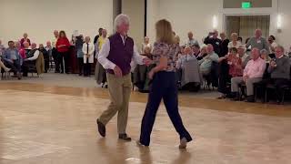 Jackie McGee and Charlie Womble Carolina Shag Dance Exhibition at Hilton Head Classic January 2022 [upl. by Joselow182]