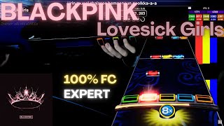 BLACKPINK  quotLovesick Girlsquot 100 FC Expert AntiGhosting mode YARG [upl. by Cimbura815]