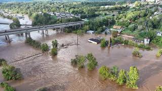 Helene Asheville Flooding  River Arts District [upl. by Ennis]