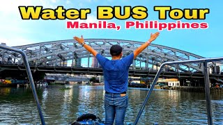 Free Ride of Water BUS from Makati to Manila Ang Bilis ng Byahe [upl. by Zohar]