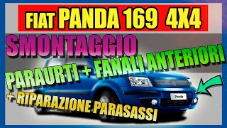 Smontaggio PARAURTI Anteriore e FANALI  Riparazione PARASASSI con Saldatrice Plastica Fiat Panda [upl. by Delano]