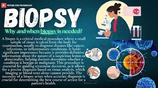 Biopsy 101 Types Importance amp What You Need to Know for Diagnosis biopsy theradiology5817 [upl. by Frida]