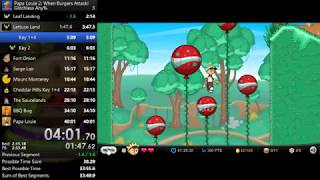 Papa Louie 2 Speedrun Glitchless Any in 345493 Obsolete [upl. by Prudhoe746]