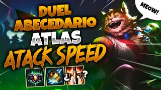 ATLAS LA VELOCIDAD DE ATAQUE CONTRA EL TIEMPO  Warchi  Smite Master Duel Abecedario Atk Spd [upl. by Odirfliw]