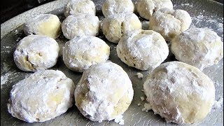 Walnut snowball cookies  Christmas Cookies [upl. by Lhok]