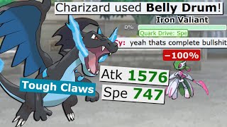 BELLY DRUM MEGA CHARIZARD X IS UNSTOPPABLE POKEMON SCARLET AND VIOLET [upl. by Aikemaj]