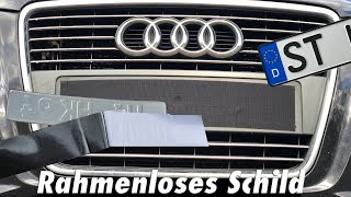 Klett Kennzeichenhalter  Rahmenloses Nummernschild schnell gemacht [upl. by Inness]