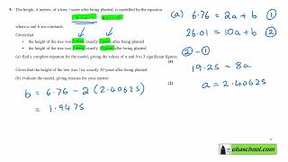 Edexcel A level Maths Past Papers  2022 PAPER 1 Pure Maths 1  Q5 [upl. by Newlin998]