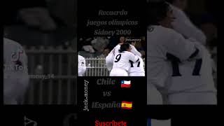 Golazo de flaco Olarra Chile vs España en juegos olímpicos Sidney 2000 [upl. by Gnauq]