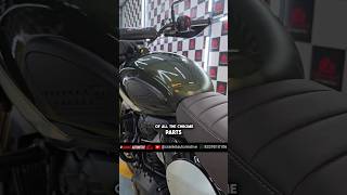 Matte Ceramic Coating on Triumph Scrambler 400 X  Best Matte Ceramic Coating Pune  Part 1 [upl. by Retrak]