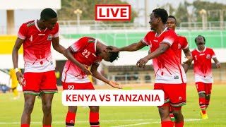 LIVE KENYA VS TANZANIA GAME  U20 AFCON CECAFA QUALIFIERS  KBC LIVE [upl. by Acihsay]