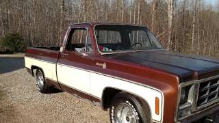 79 Chevy Silverado finished lowering [upl. by Lucrece]