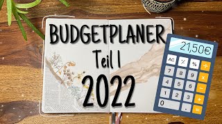 NEUER Budgetplaner 2022💫TEIL 1 Haushaltsbuch gestalten✨ Finanzen im Griff EinfachAnna [upl. by Hadrian]