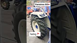 Farmtrac 60 tractor testing stunt [upl. by Clerc]