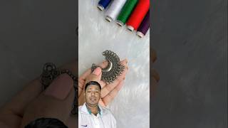 Diy nose pin without piercing 😱😱 nosering hacks art diy craft [upl. by Akehsay]