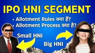 HNI IPO Allotment Rules  HNI Category IPO Allotment Process [upl. by Sherm]