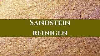 Sandstein Reinigung Stein Doktor Hamburg [upl. by Akselaw]