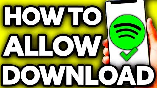 How To Allow Spotify To Download Using Data Very EASY [upl. by Nitsed67]