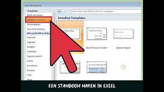 Een stamboom maken in Excel [upl. by Ybroc]