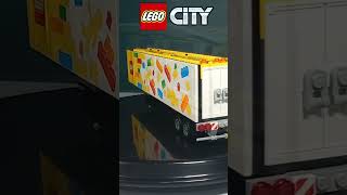 Lego City Yellow Delivery Truck Review [upl. by Ayojal]