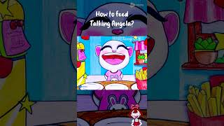 como alimentar a ângela falante talkingtom funny asmr [upl. by Rheinlander241]