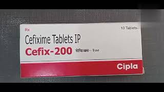 Cefix  200 mg tablet cefixime 200 mg tab Benifits ampside effects [upl. by Lael]