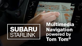 SUBARU STARLINK TomTom Navigation Features 2020 Updated [upl. by Favrot]