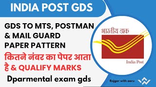 GDS To MTS Postman Mail Guard Paper pattern  Exam Type Number Time amp Language  All Details [upl. by Yadsnil]