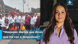 Por apoyar protesta contra la SCJN regidora de Veracruz denuncia amenazas de muerte [upl. by Tekcirc]