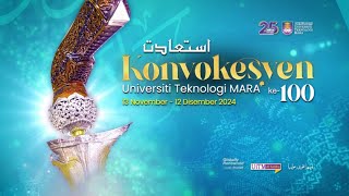 Istiadat Konvokesyen UiTM ke100 Sidang 1 [upl. by Eidas821]