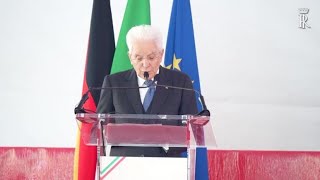 Mattarella quotMarzabotto e Monte Sole fondamenta dellintera Europaquot [upl. by Erasmus]