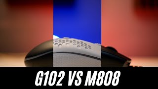 Logitech G102 Lightsync vs Redragon M808 Storm  Reliability or Aesthetics [upl. by Guido]