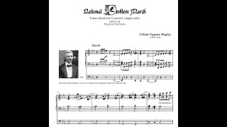 Bagley EE National Emblem March  Organ transcription [upl. by Yhtommit]