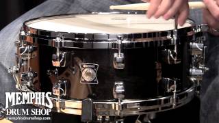 Yamaha 14 x 55 Sensitive Series Maple Snare Drum  Black Maple [upl. by Aicilaf]