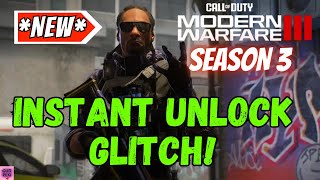 NEW INSTANT UNLOCK GLITCH DO THIS ASAP COPY WEAPONS FROM PLAYERS SHOWCASE MW3 GLITCH SEASON 3 [upl. by Burg]