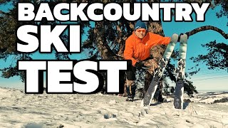 Testing Backcountry Skis  Alternative for Snowshoes [upl. by Nnairahs]