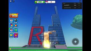 BLOWDOWN of every single structure in Bomb Playland in Roblox [upl. by Nosiaj]