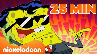 Губка Боб  Самые крутые моменты с Губкой Бобом в 50 минутах  Nickelodeon РОССИЯ [upl. by Ycul]