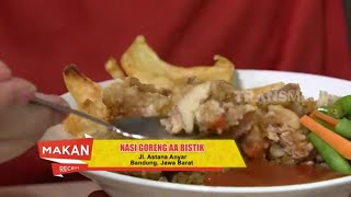 Malvino Fajaro Menjajal Nikmatnya Nasi Goreng AA Bistik  MAKAN RECEH 070523 [upl. by Lemire]