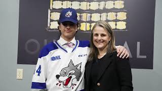 Get to Know Sudbury Wolves Ninth Round Pick Mason Walker [upl. by Kitty]