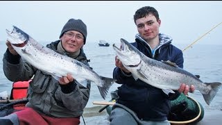 Angeln auf Meerforelle  Vom Belly Boat mit Gunnar Schade [upl. by Enyamert]