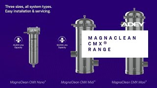 ADEY Commercial  MagnaClean CMX Filtration Range [upl. by Drobman768]